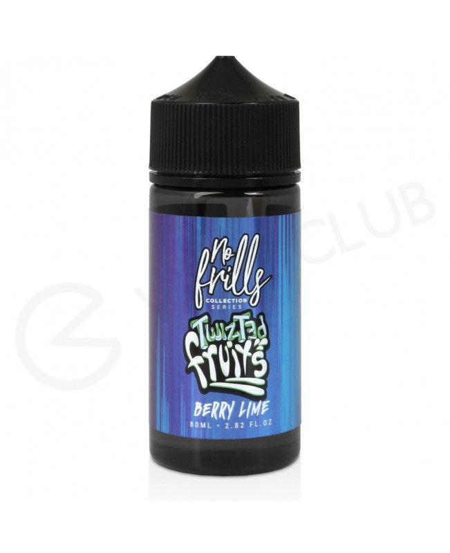 Berry Lime Shortfill E-Liquid by No Frills Twizted Fruits 80ml
