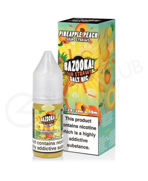 Pineapple Peach NIc Salt E-Liquid by Bazooka