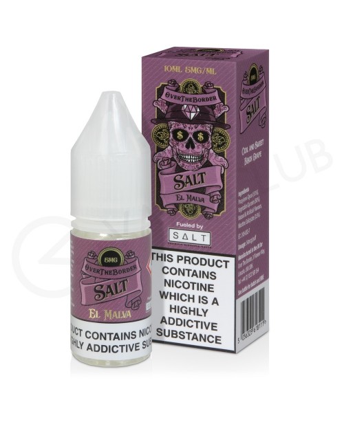 El Malva Nic Salt E-Liquid by Over the Border