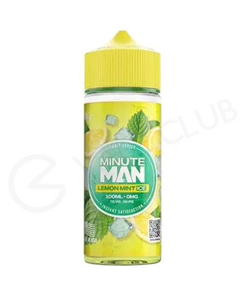 Lemon Mint Ice Shortfill E-Liquid by Minute Man 10...