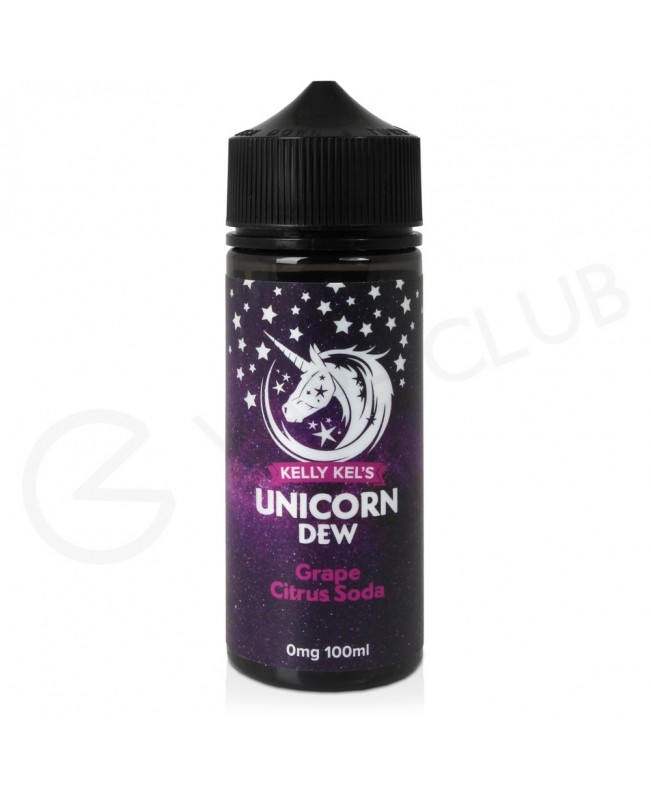 Grape Citrus Soda Shortfill E-Liquid by Kelly Kel's Unicorn Dew 100ml
