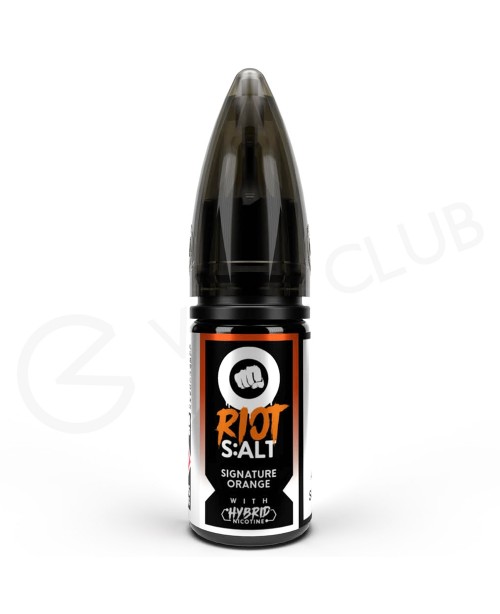Signature Orange E-Liquid by Riot Salt Black Editi...