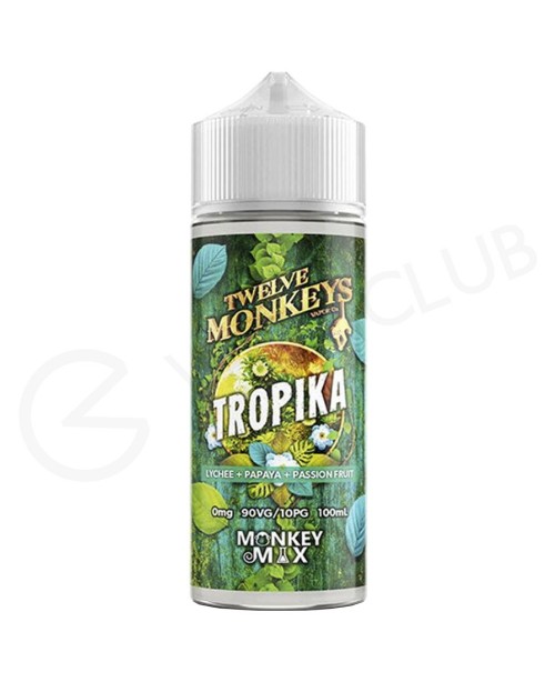 Tropika Shortfill E-Liquid by Twelve Monkeys 100ml