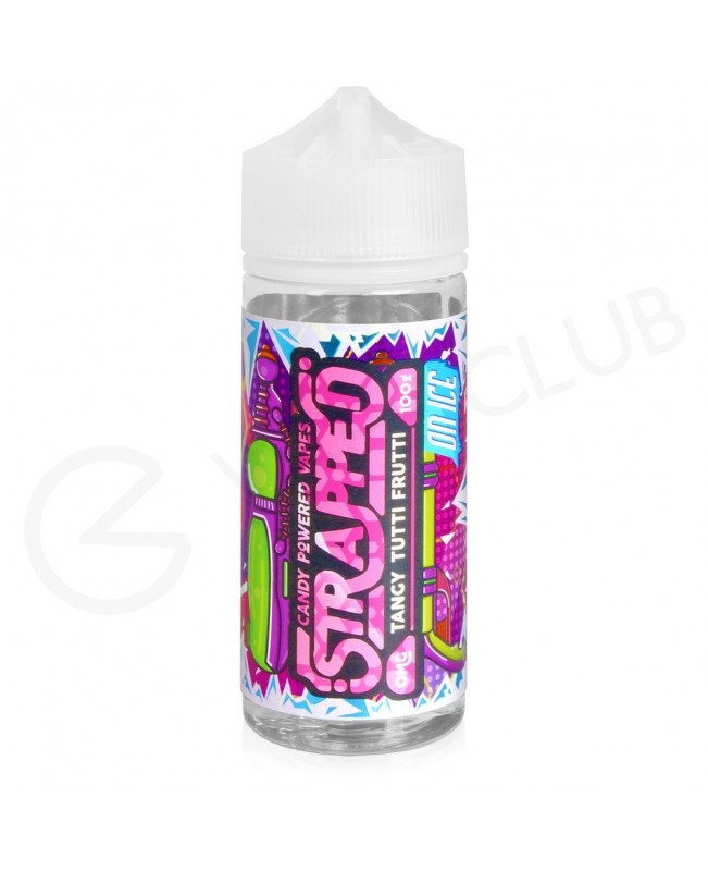 Tangy Tutti Frutti On Ice Shortfill E-liquid by Strapped 100ml