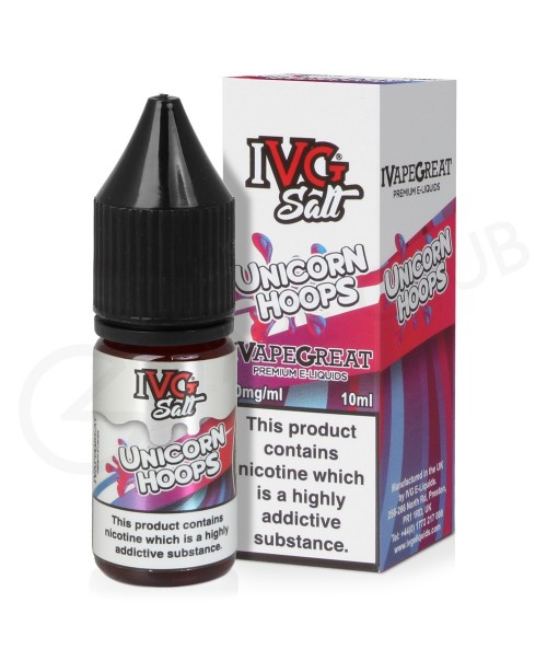 Unicorn Hoops Nic Salt E-Liquid by IVG